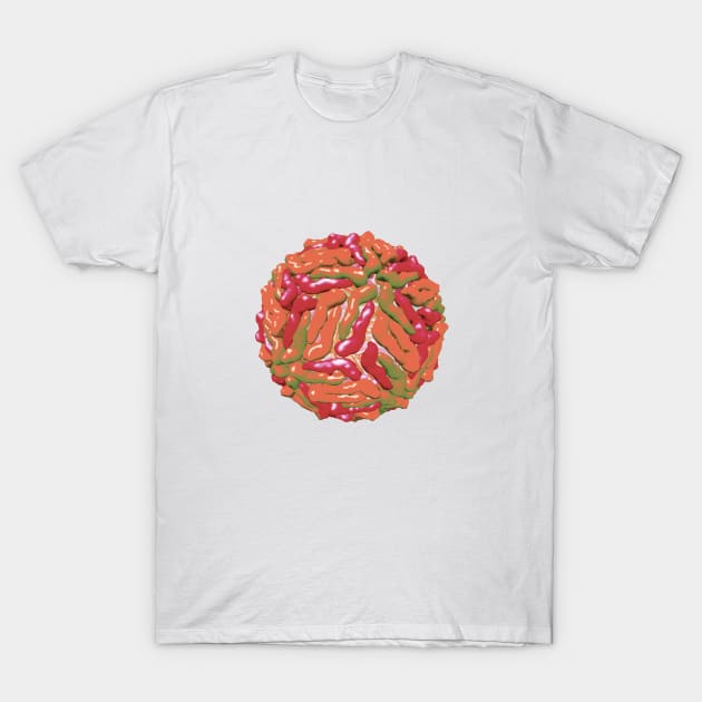 Virus Structure T-Shirt by DamLas